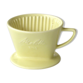 Permanent earthenware filter Melitta 101 - Yellow