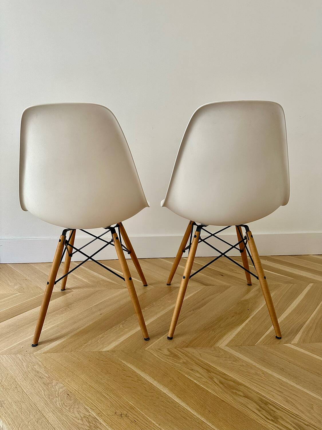 Set of chairs Eames DSW chair by Charles and Ray Eames
