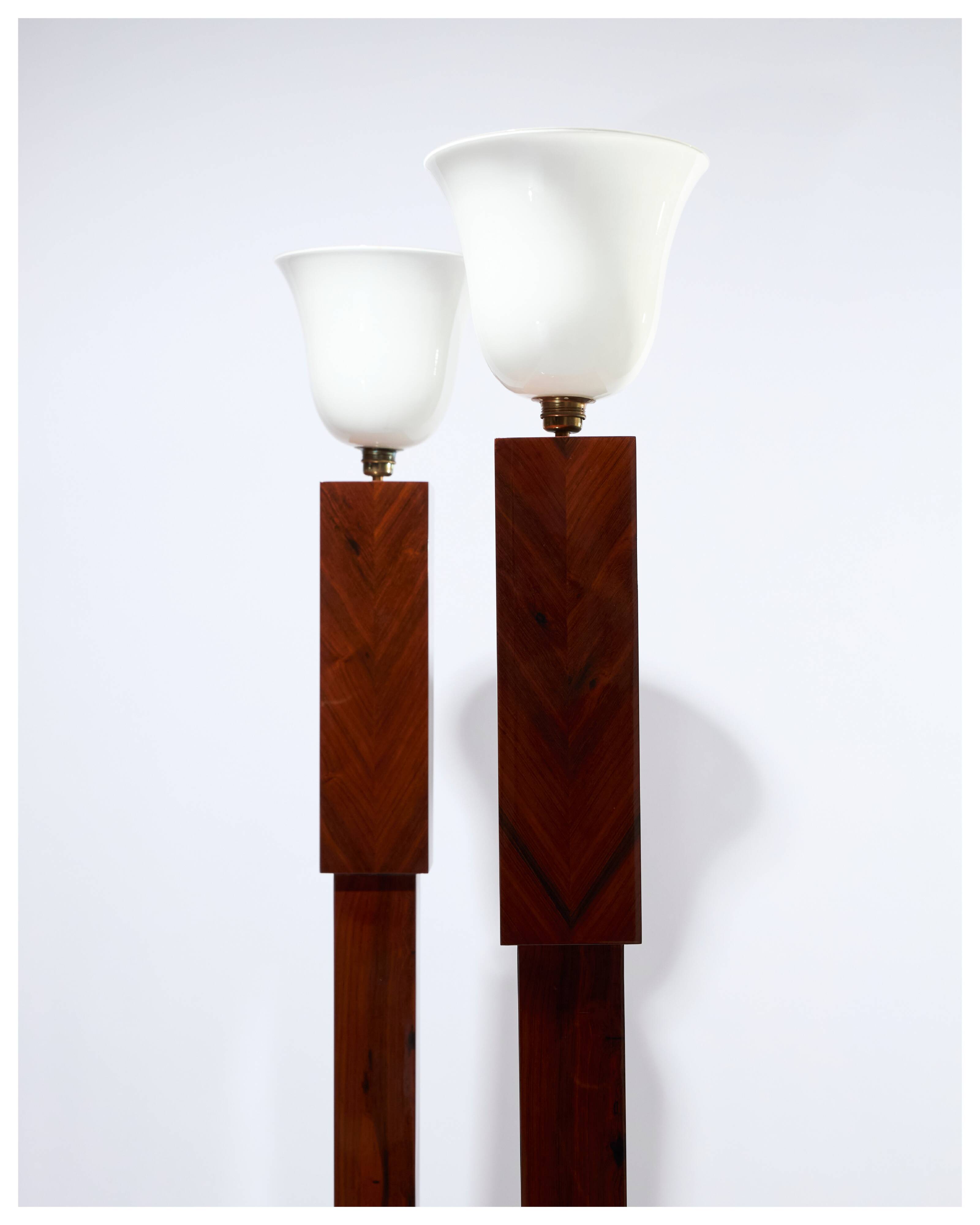 Pair of large floor lamps - Art Deco period
