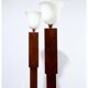 Paire de grands lampadaires - Période Art déco