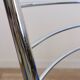 Lot de 3 chaises chrome et cobalt