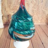 Opaline glass candy box made in Italy