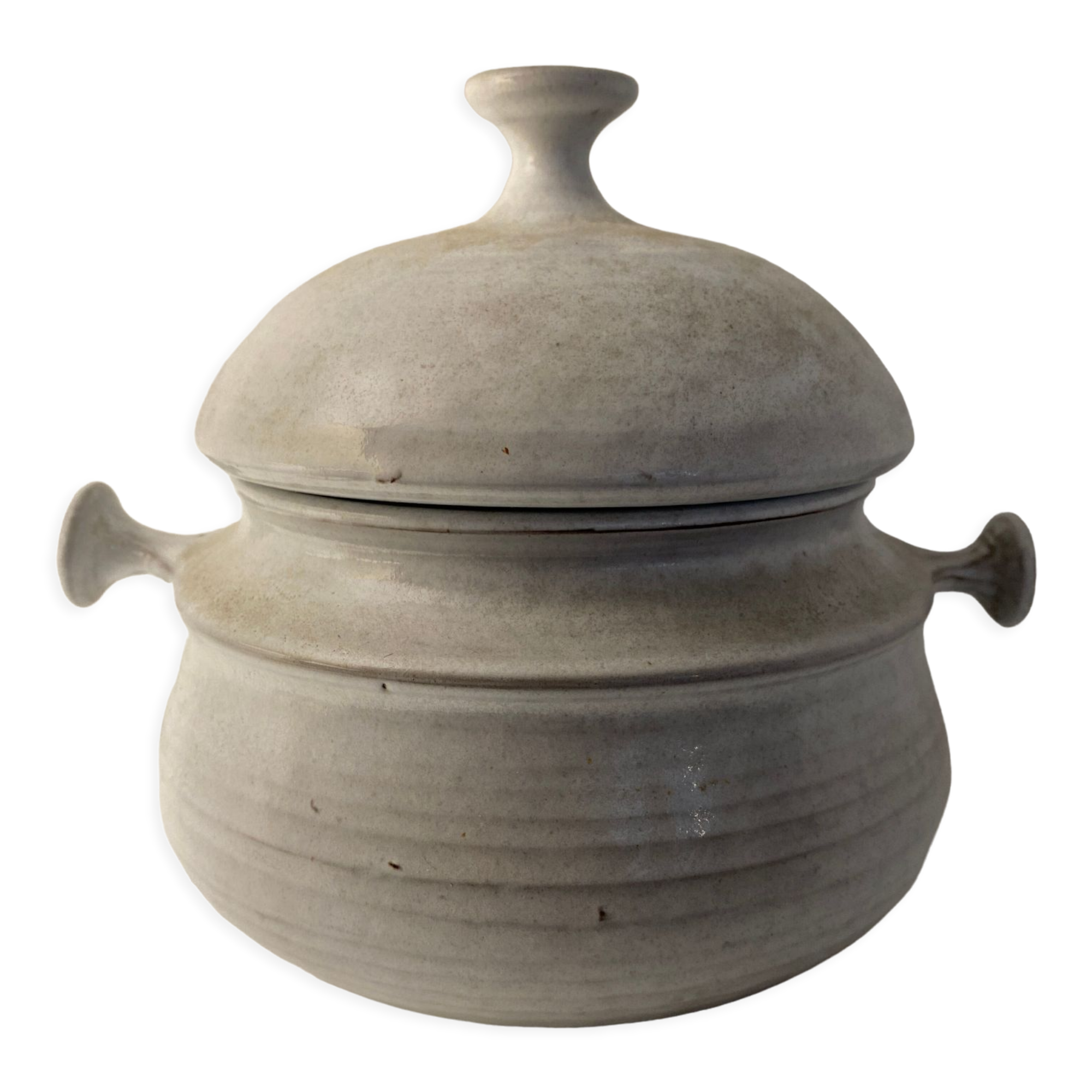 Ceramic pottery, white soup tureen