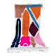 Handmade Berber rug in wool 3 x 2 m