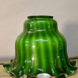 Set of 4 Large Tulips in Opal Glass, Height 32 cm