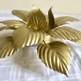 Wall lamp or ceiling lamp golden flower