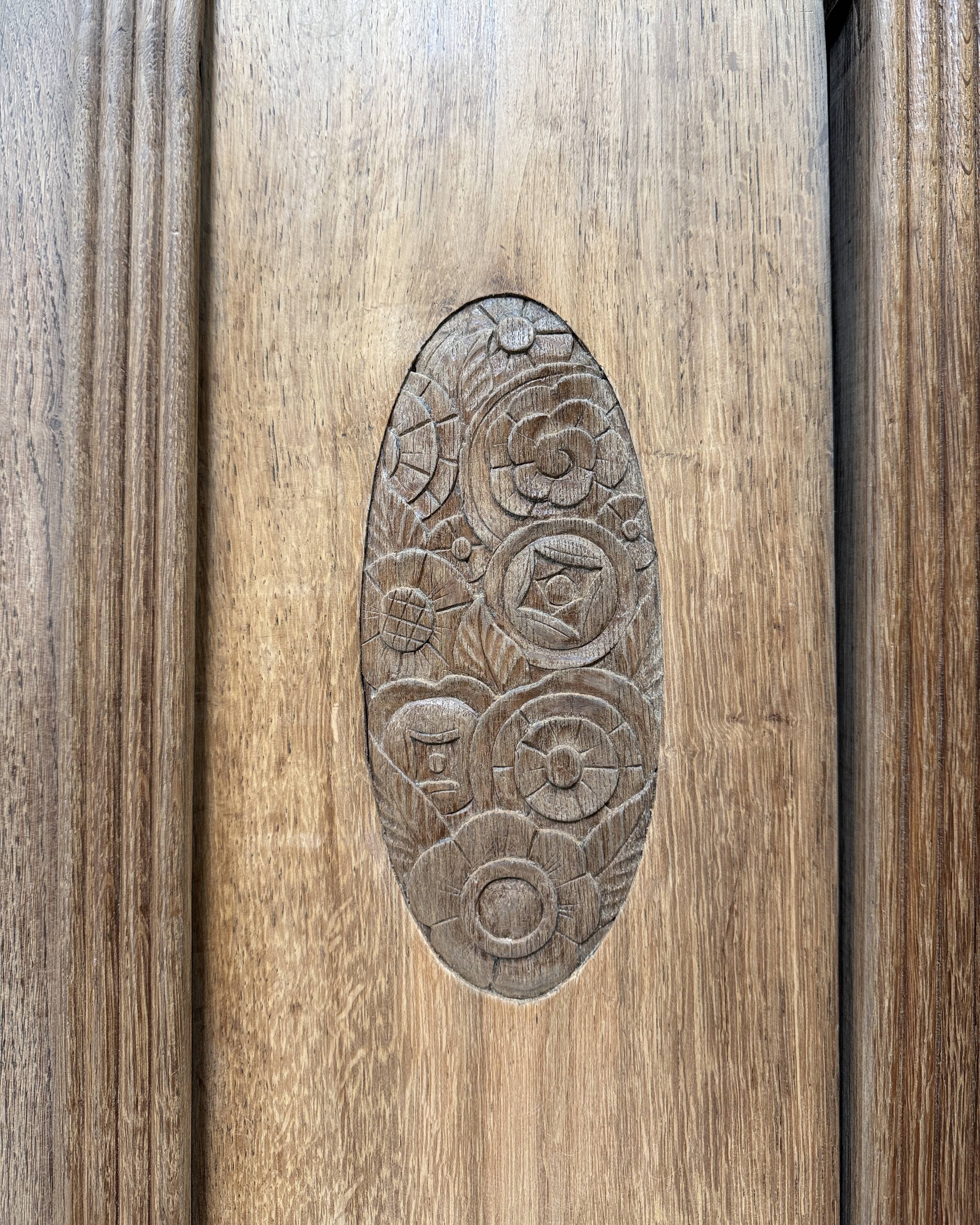 Art Deco oak wardrobe (renovated)