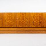 Mid-Century Modern Sideboard, Wood and Travertine, 1970s