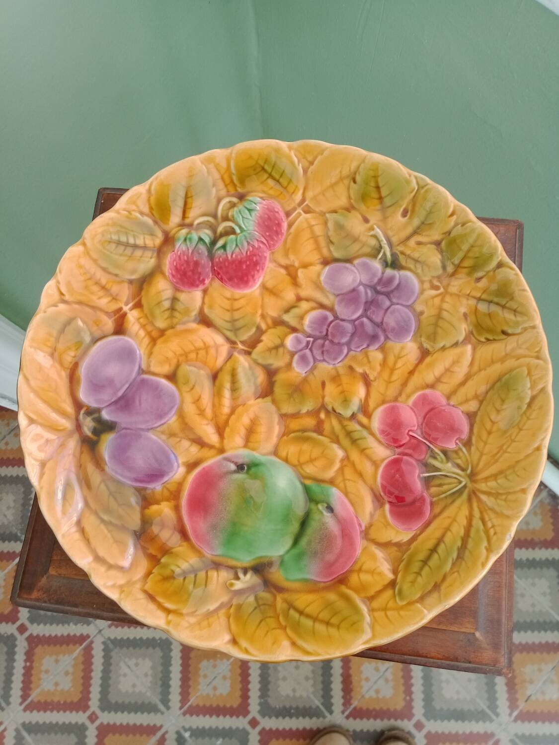 Sarreguemines slip dish