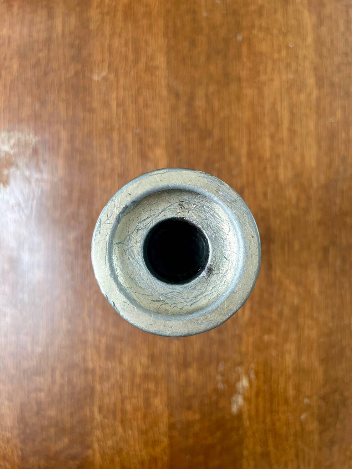 Antique metal candlestick