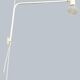 Minimalist metal wall light in the style of Jean Prouvé, circa 1950.