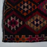 Extra Long Oushak Vintage Runner Rug