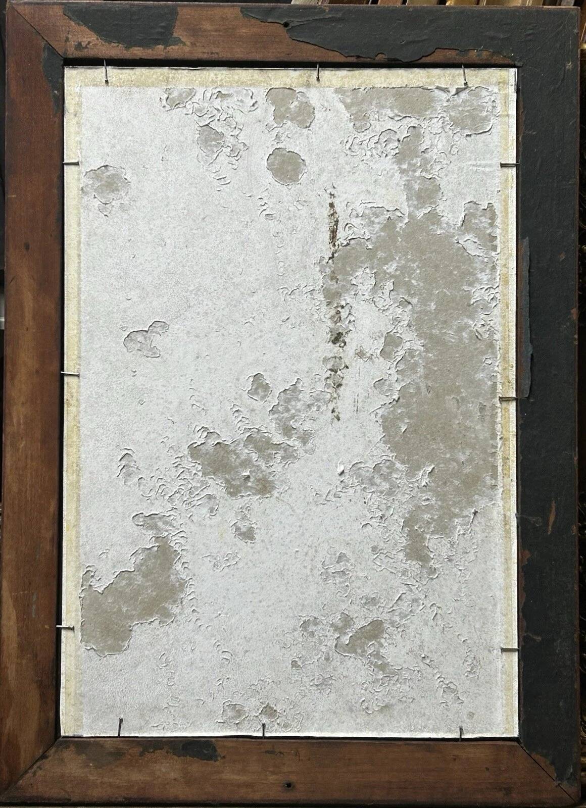 Vintage Female Nude Portrait Painting