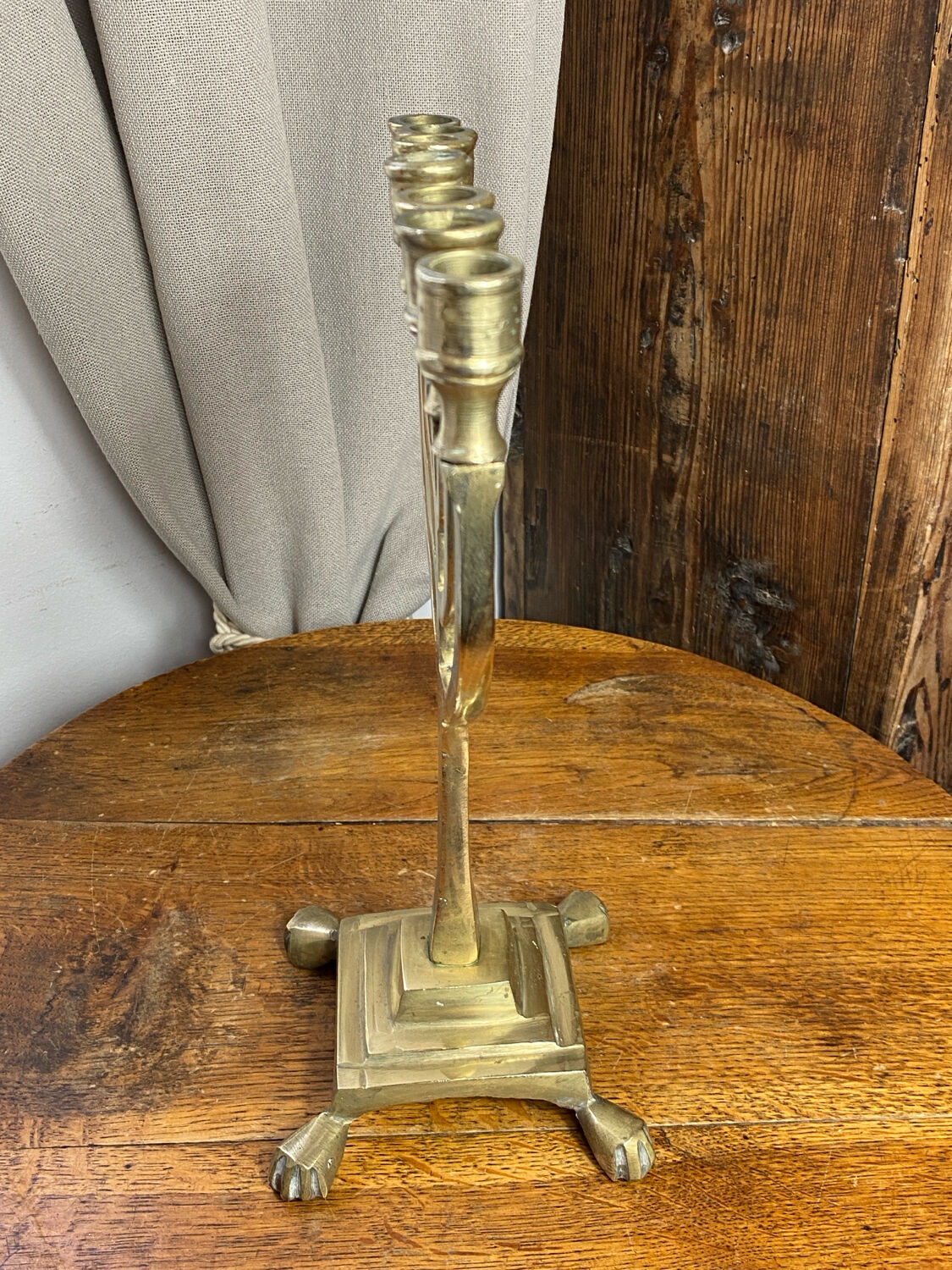 Seven-branched menorah in bronze