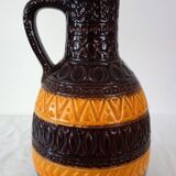 Vintage floor vase Alger decor Bay manufacture, Germany 1960