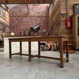 Table console XIXème en chêne massif