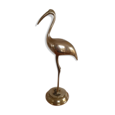 Flamant rose en laiton 30 cm