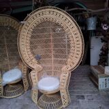 Pair of Emmanuelle armchairs