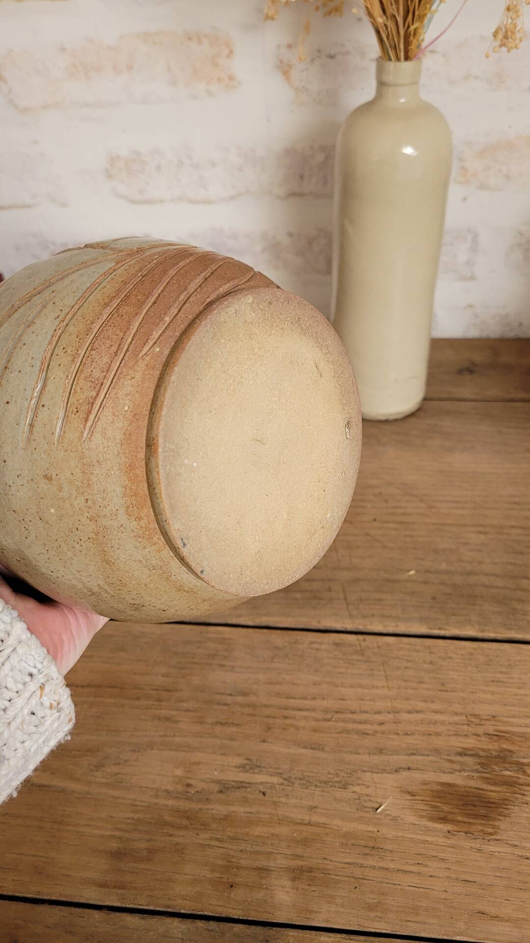 Stoneware vase