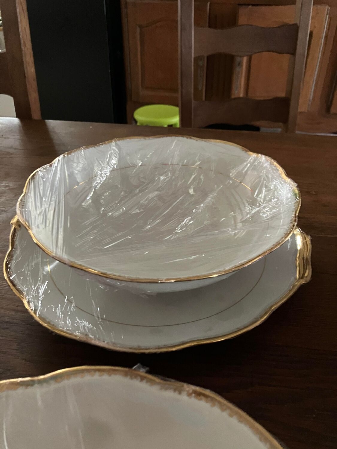 Limoges porcelain service lot