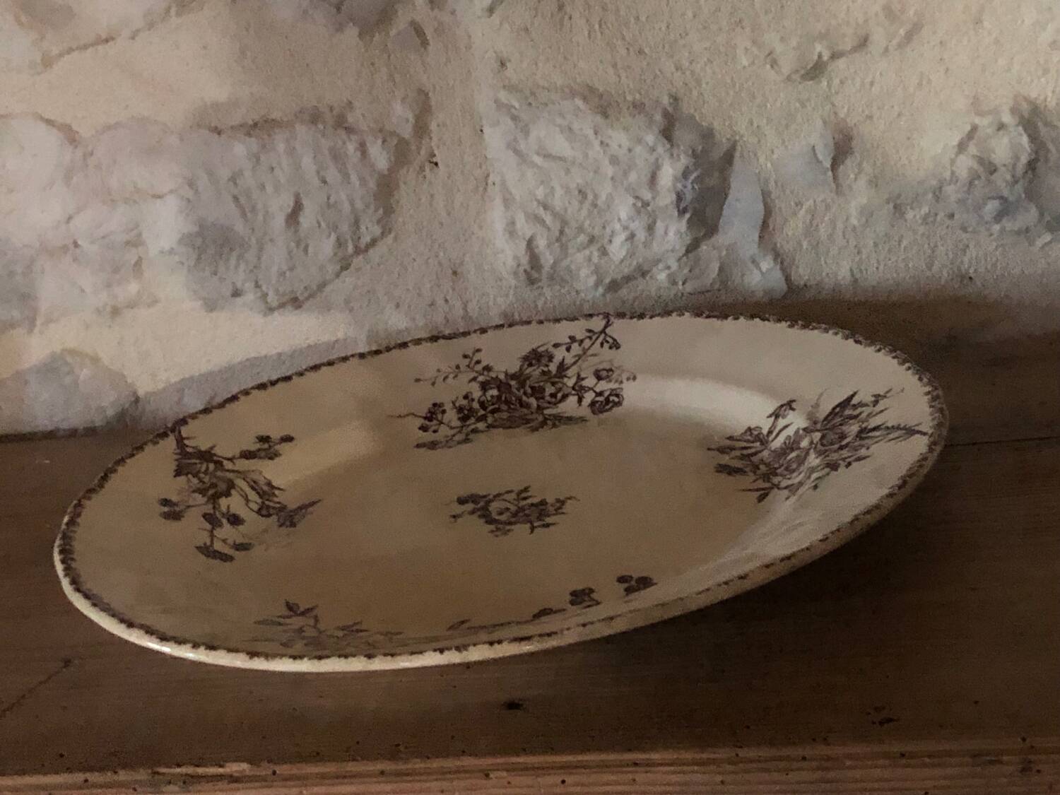 "Moscow" dish, Choisy Le Roi, ironstone