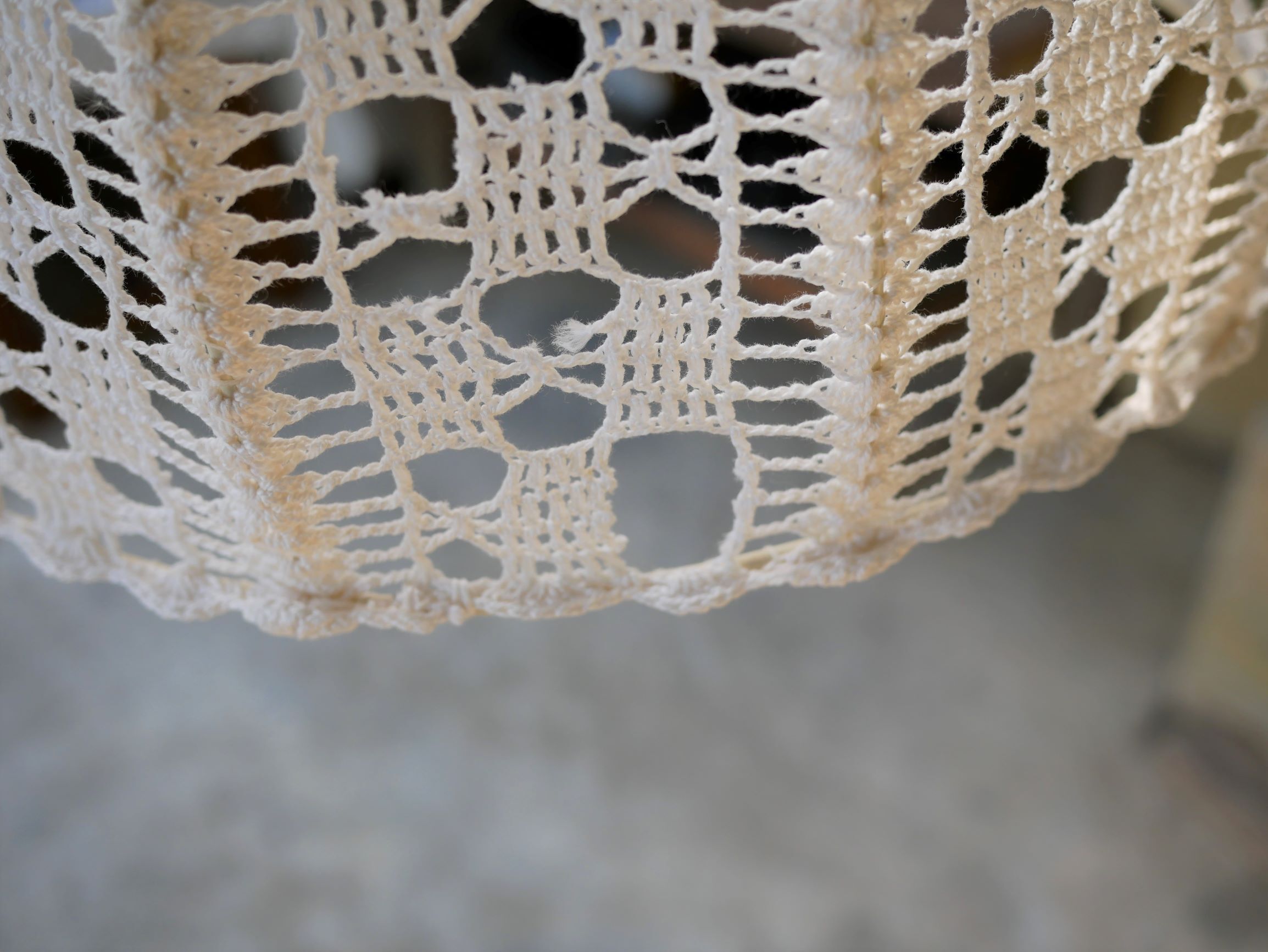Suspension vintage en coton