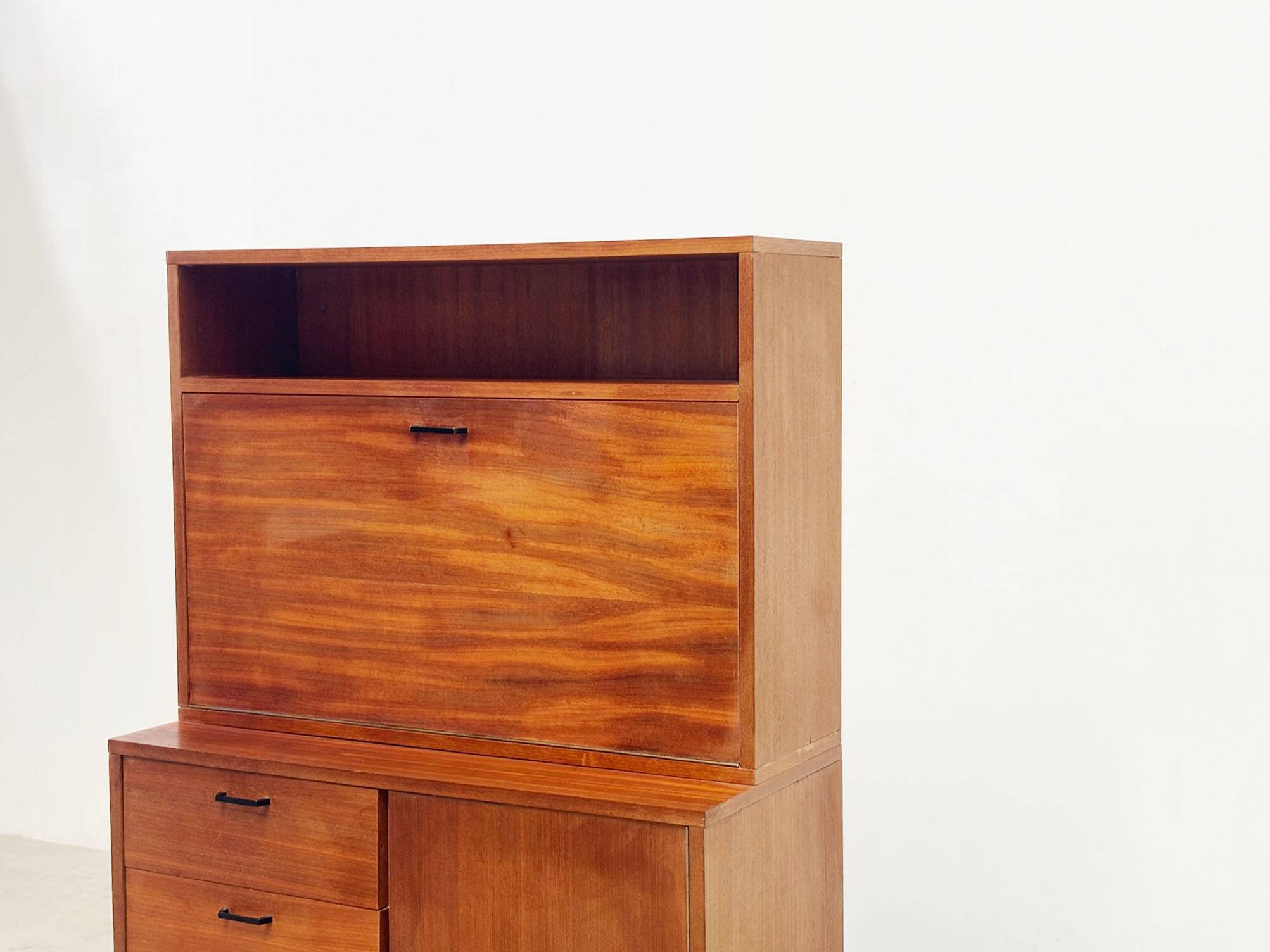 Vintage teak cabinet or secretaire by Simpla Lux