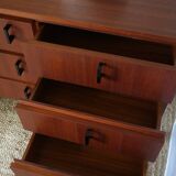 Scandinavian dark teak sideboard, dresser