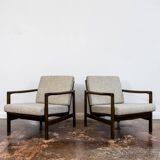 Fauteuils Mid-Century par Zenon Bączyk, années 1960, lot de 2