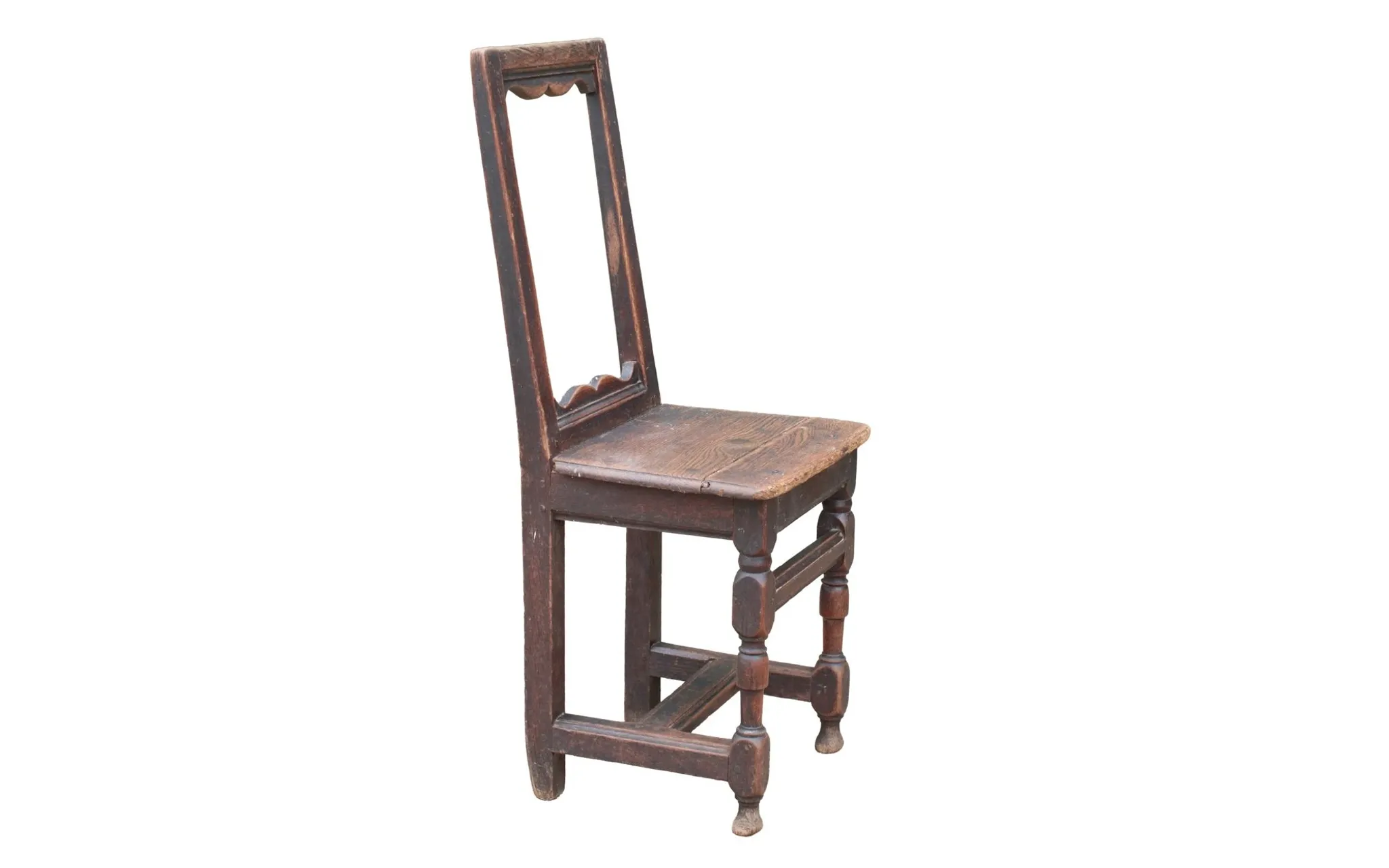French provincial oak chair, Lorraine – late 17th/early 18th c. (no. 2)