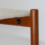 Tabouret de Hugo Frandsen pour Spøttrup (Danemark, années 1960).