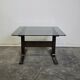 Table d'appoint en verre Siesta des années 70