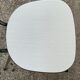 Chaises Formica  blanc pieds compas