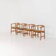 Ensemble de 4 chaises "PP203" par Hans J. Wegner pour PP Møbler
