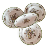 Assiettes anciennes Lunéville