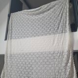 Cover bed cover in vintage crochet color ecru 220cm 230cm
