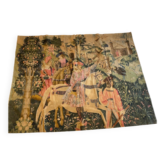 Rambouillet art edition wall tapestry, Departure for the hunt