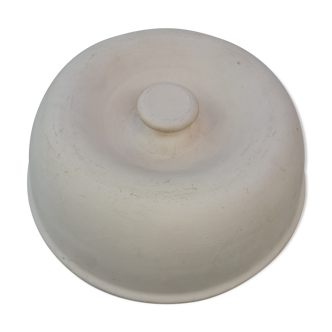 Dish with terracotta bell