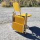 Pair of vintage eyrel folding chairs - 70s