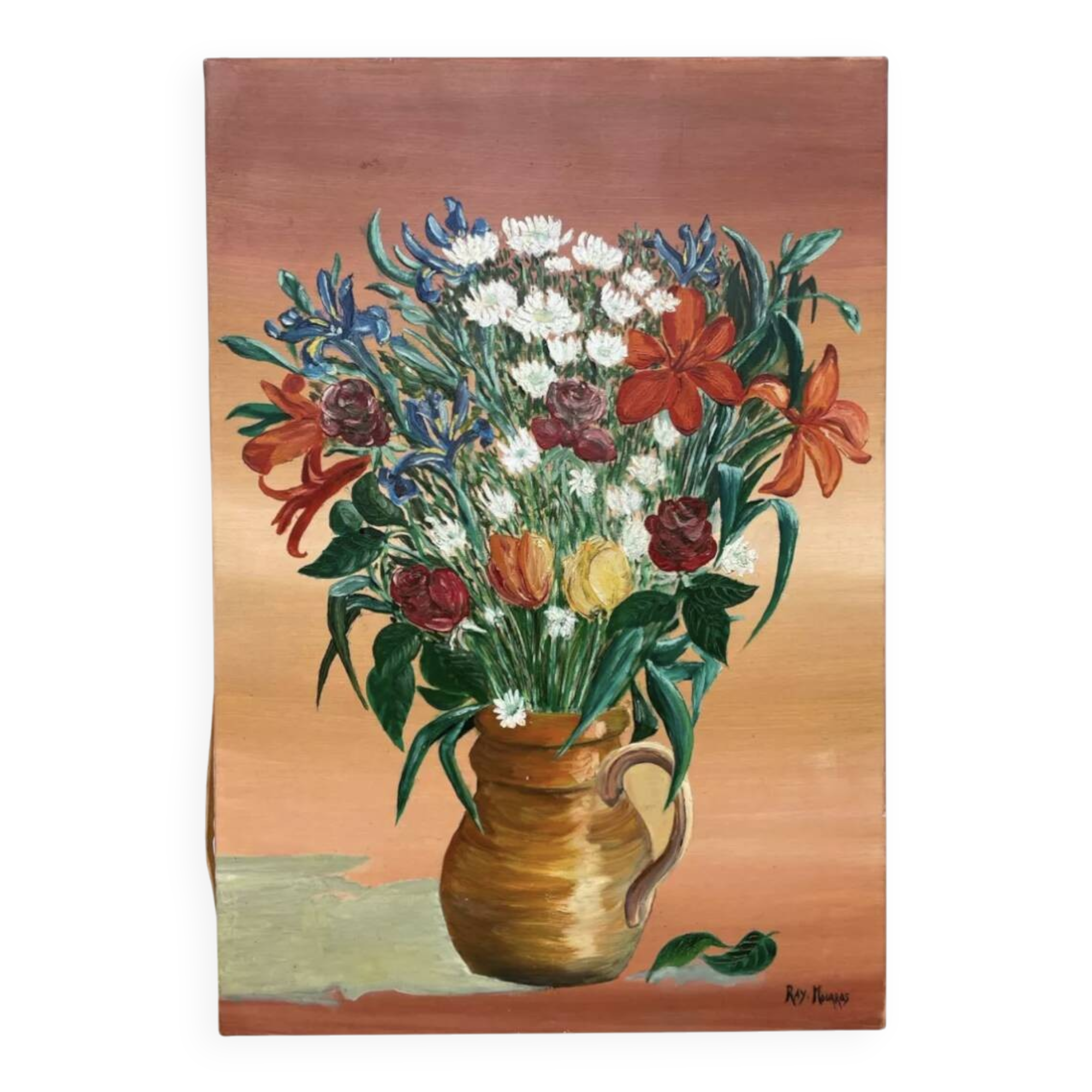 Oil painting on canvas / painting Bouquet of flowers