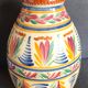 Quimper faience vase – HB Quimper – Model 510 decor C.C. – Circa 1955