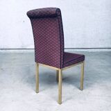 Hollywood Regency Style Design Dining Chair, 1970s, Belgium, Set of 6