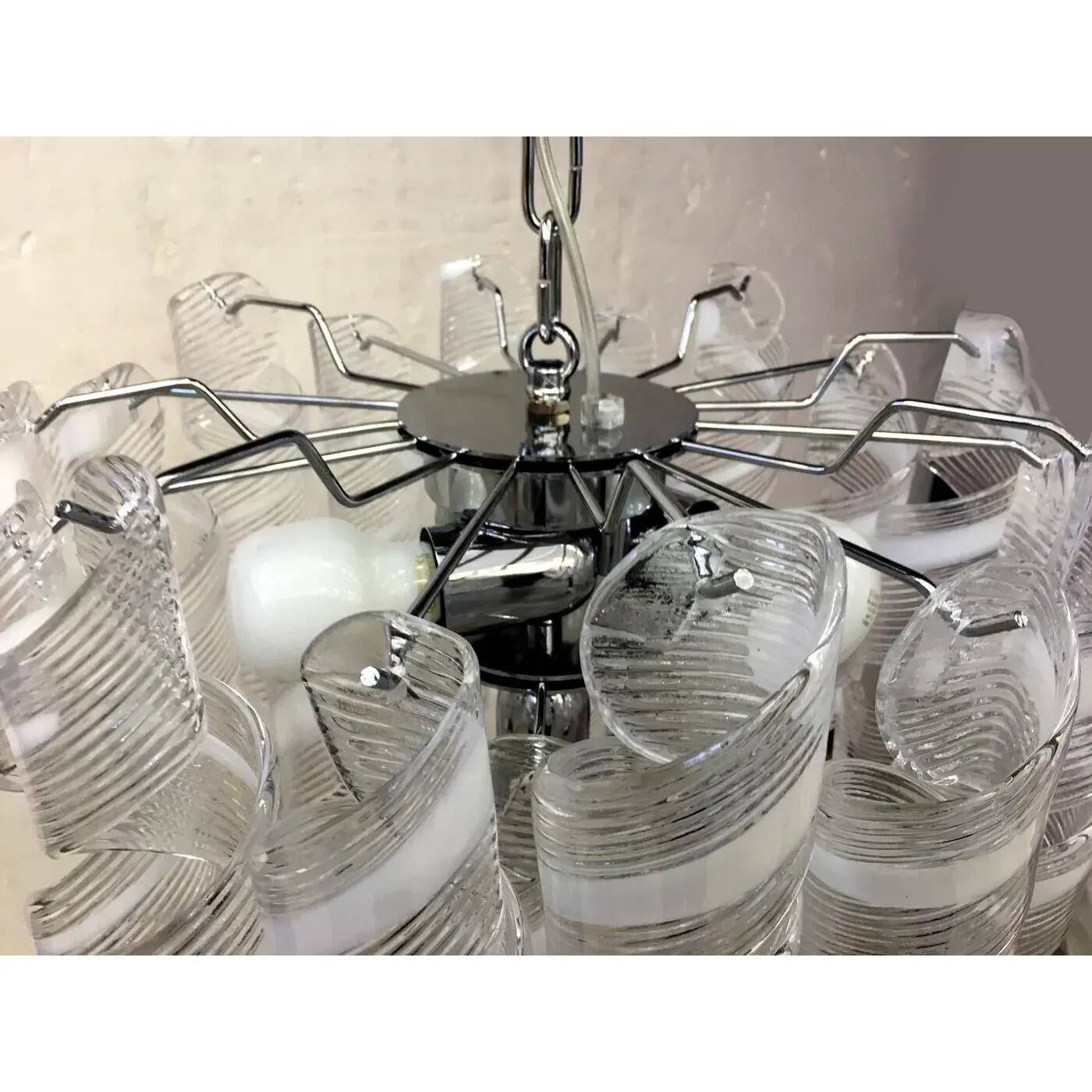 Mazzega-Style Murano Glass Sputnik Chandelier