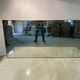 Large engraved bistro wall mirror with floral motifs - Art Deco style