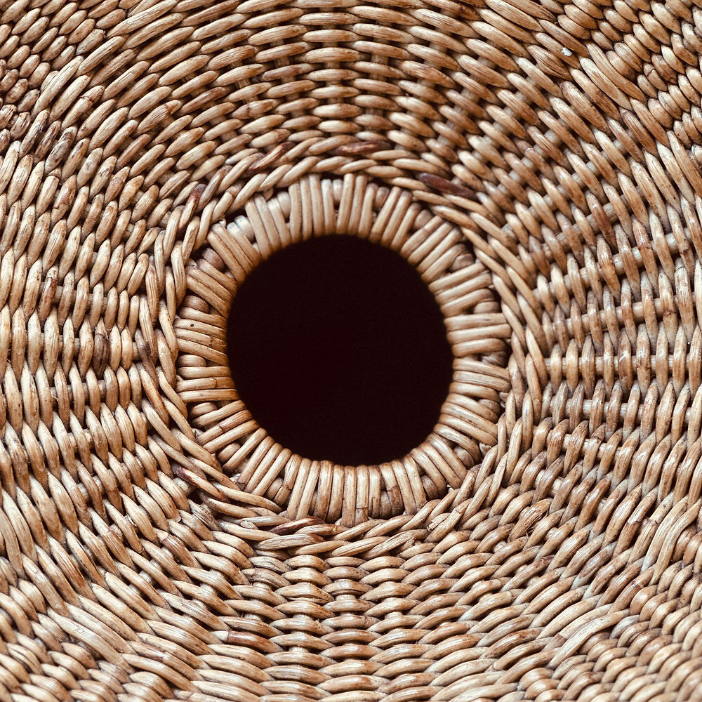 Egon Eiermann E10 wicker lounge chair, Germany, 1960s