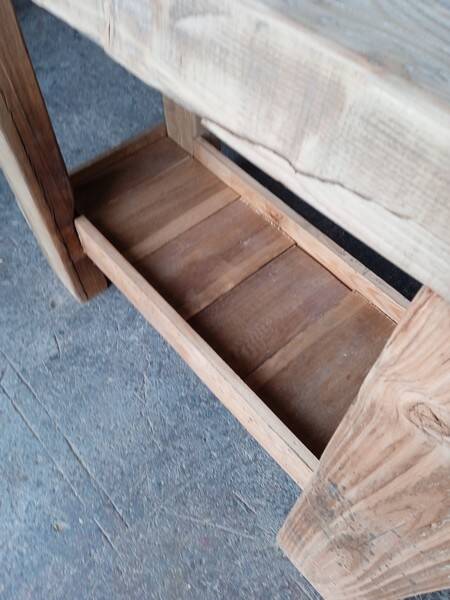 Workbench 120cm old solid wood