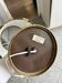 Lampe laiton et velours 1970