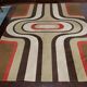 Large vintage carpet from the 1970s.