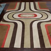 Grand tapis vintage des années 70 1970