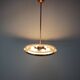 Bauhaus Copper Chandelier UFO by Josef Hurka, Czechoslovakia, 1930s